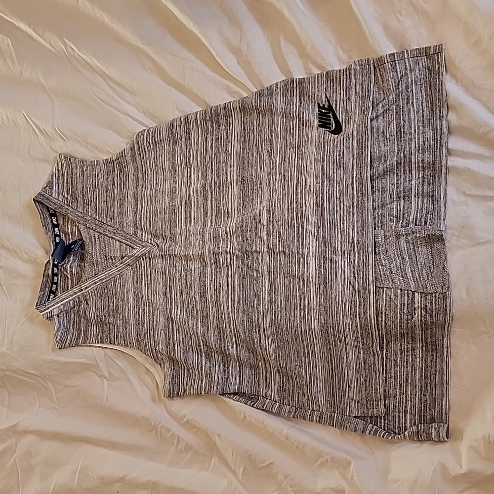 Grey Nike Long Vest Top. Size M